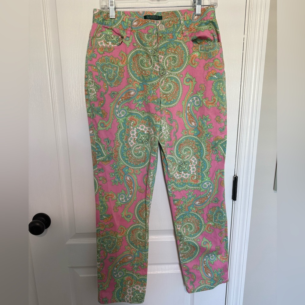 RALPH LAUREN PRINTED PANTS